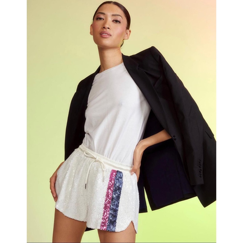 NWT Cynthia Rowley Sequin Shorts Medium